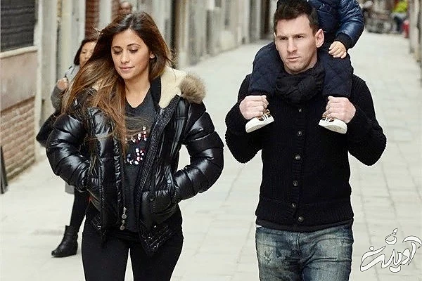 مسی و همسرش